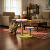 FurryLiving Meadow Flower Multi Level Cat Tree Scratching Post & Interactive Toys for Cats and Kittens Cats-Toys FurryLiving Dropship