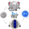 Talking Dog Club 3 in 1 Pop a Ele Bouncy Chew Toy for Dogs (Grey) Dogs-Toys Talking Dog Club Dropship