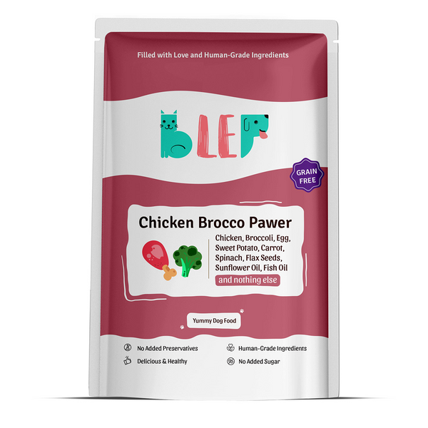 BLEP Chicken Brocco Pawer Dog Wet Food