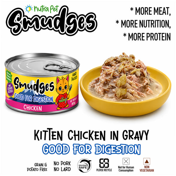Smudges Chicken Shredded in Gravy Kitten Wet Food