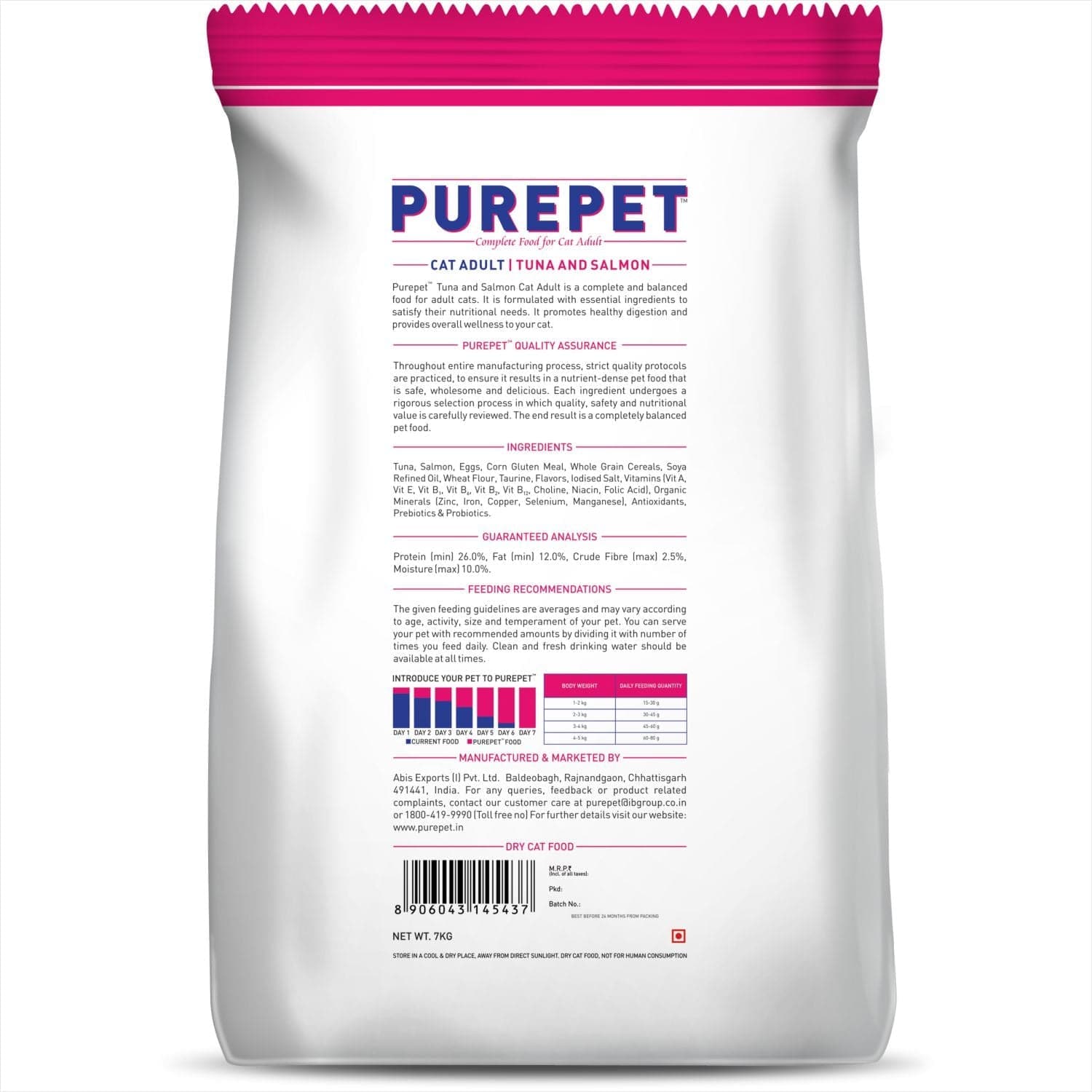 Purepet Tuna and Salmon Adult Cat Dry Food Cats- Dry food Purepet