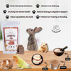 FloofYou Oven Baked Pawcolate Chocolate Flavoured Small Animal Treats Rabbits FloofYou