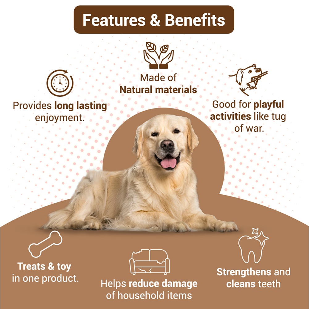 Bowlers Chewrope Abacus Functional Dog Treats Dog Treats + Others Bowlers
