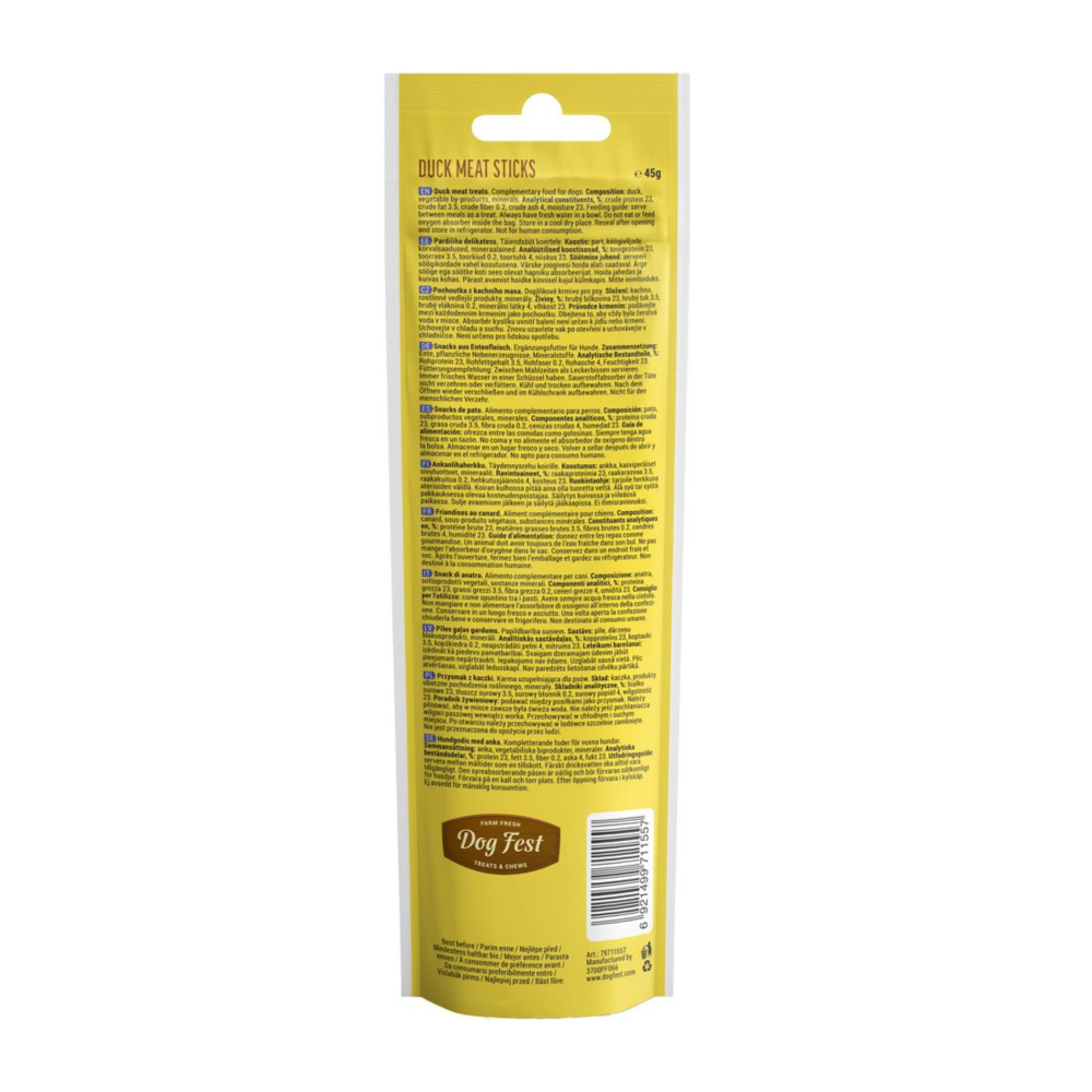 Dogfest Duck Meat Sticks Dog Treats Dog Treats + Others Petfest
