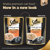 Sheba Chicken With Tuna In Gravy Premium Adult Cat Wet Food and Chicken All Life Stage Cat Dry Food Combo Exclusive Combo Sheba