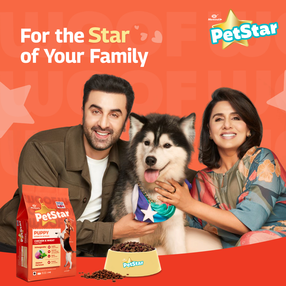Mankind Petstar Chicken and Wheat Puppy Dry Food Dogs- Dry Food Petstar