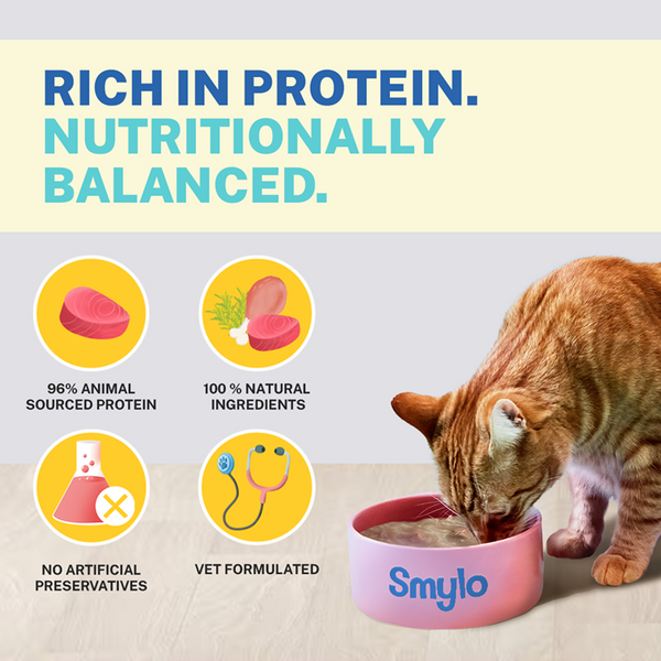 Smylo Chicken, Tuna and Rosemary Fresh and No Preservative Adult Cat Wet Food