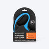 HUFT Retractable Leash With Poop Bag Dispenser for Dogs (Blue) Dogs-Collar, Leashes, harnesses Heads Up for Tails