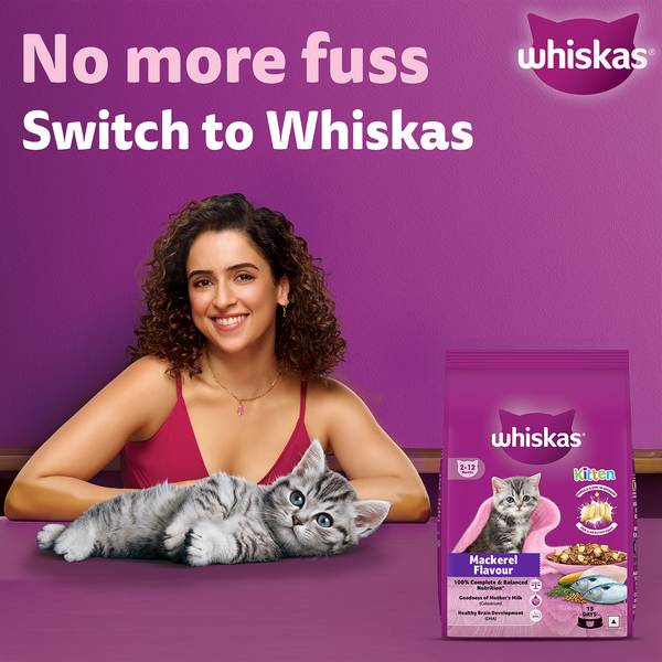 Whiskas Mackerel Flavour Kitten (2 to 12 months)Cat Dry Food