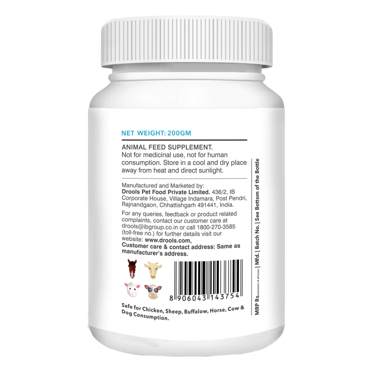 Drools Absolute Vitamin Supplement Tablets for Dogs Dogs-Health & Wellness Drools