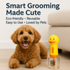 Talking Dog Club Oh Duck Shampoo Dispenser Spray with Free Bath brush for Dogs and Cats (Yellow) Both-Grooming Supplies Talking Dog Club Dropship