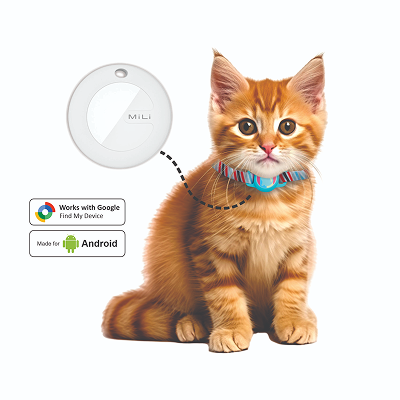 Mitag Go Anti Loss Device with Collar for Cats (Green) | Android Cats-Collar, Leashes, harnesses Mitag Dropship