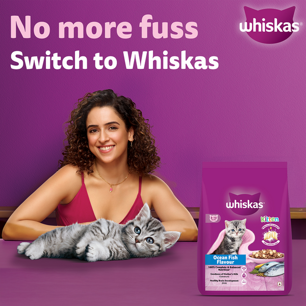 Whiskas Ocean Fish Kitten/Mother and Baby Cat Dry Food