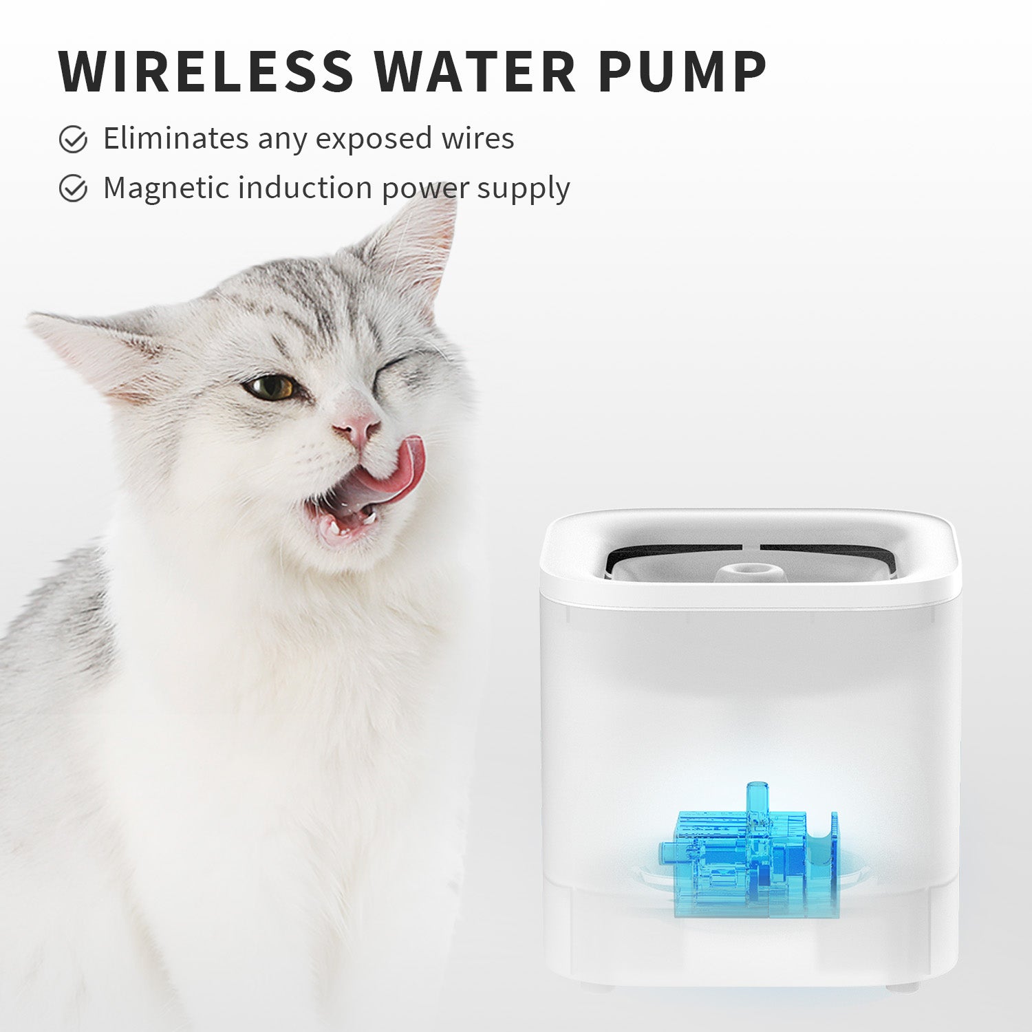 Petkit Eversweet Solo SE Smart Automatic Water Fountain for Cats & Dogs (White) Both-Bowls & Feeders Petkit Dropship
