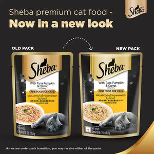 Sheba Tuna Pumpkin & Carrot In Gravy Rich Premium Adult Fine Cat Wet Food