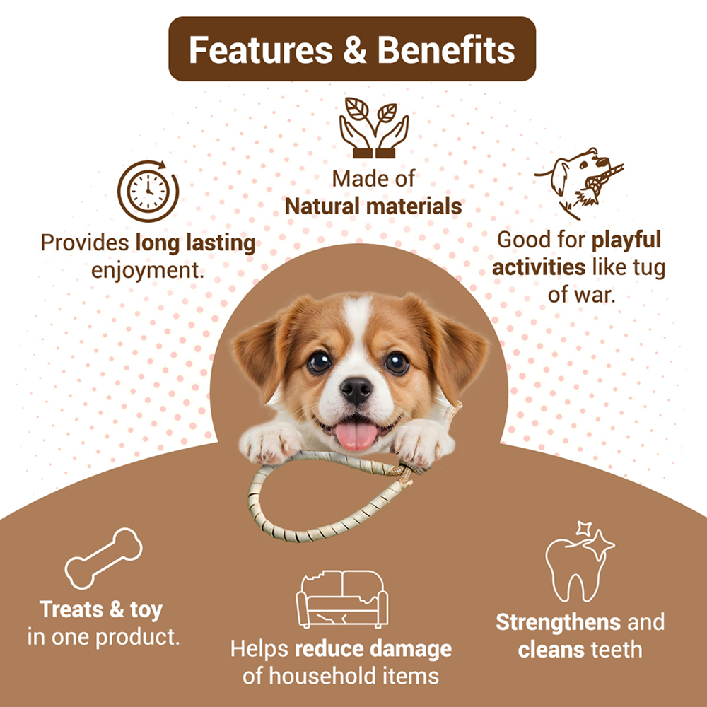 Bowlers Chewrope Bight Functional Dog Treats Dog Treats + Others Bowlers