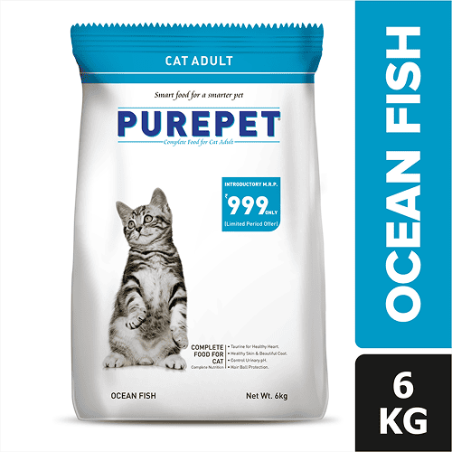 Purepet Ocean Fish Adult Cat Dry Food Cats- Dry food Purepet 6kg