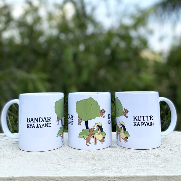 thePack Bandar Kya Jaane Ceramic Coffee Mug (White)