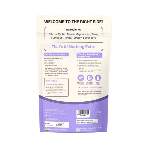 FloofYou Fibre Rich Forage Mix Rabbit Treats