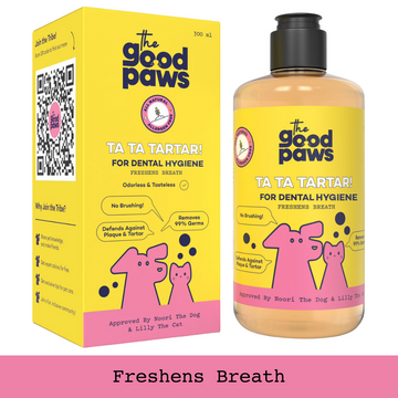 The Good Paws Ta Ta Tartar Dental Care for Dogs and Cats | Oral Care Water Additive