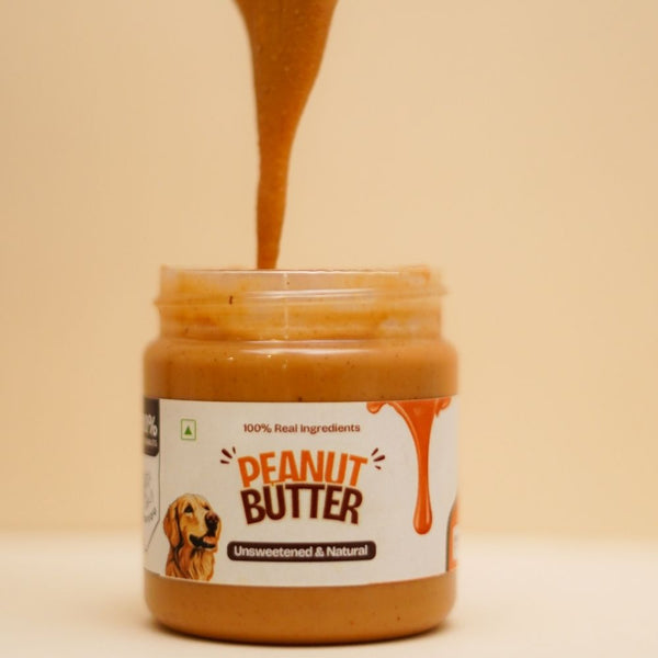 FloofYou Unsweetened & Natural Peanut Butter Dog Treats