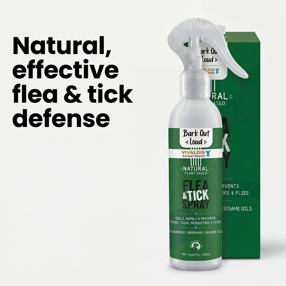 Bark Out Loud Natural Flea & Tick Spray for Dogs and Cats Both-Health & Wellness Bark Out Loud