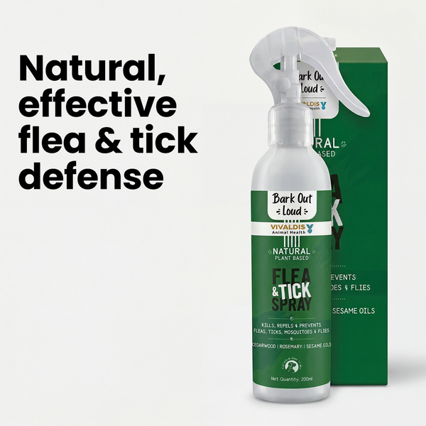 Bark Out Loud Natural Flea & Tick Spray for Dogs and Cats