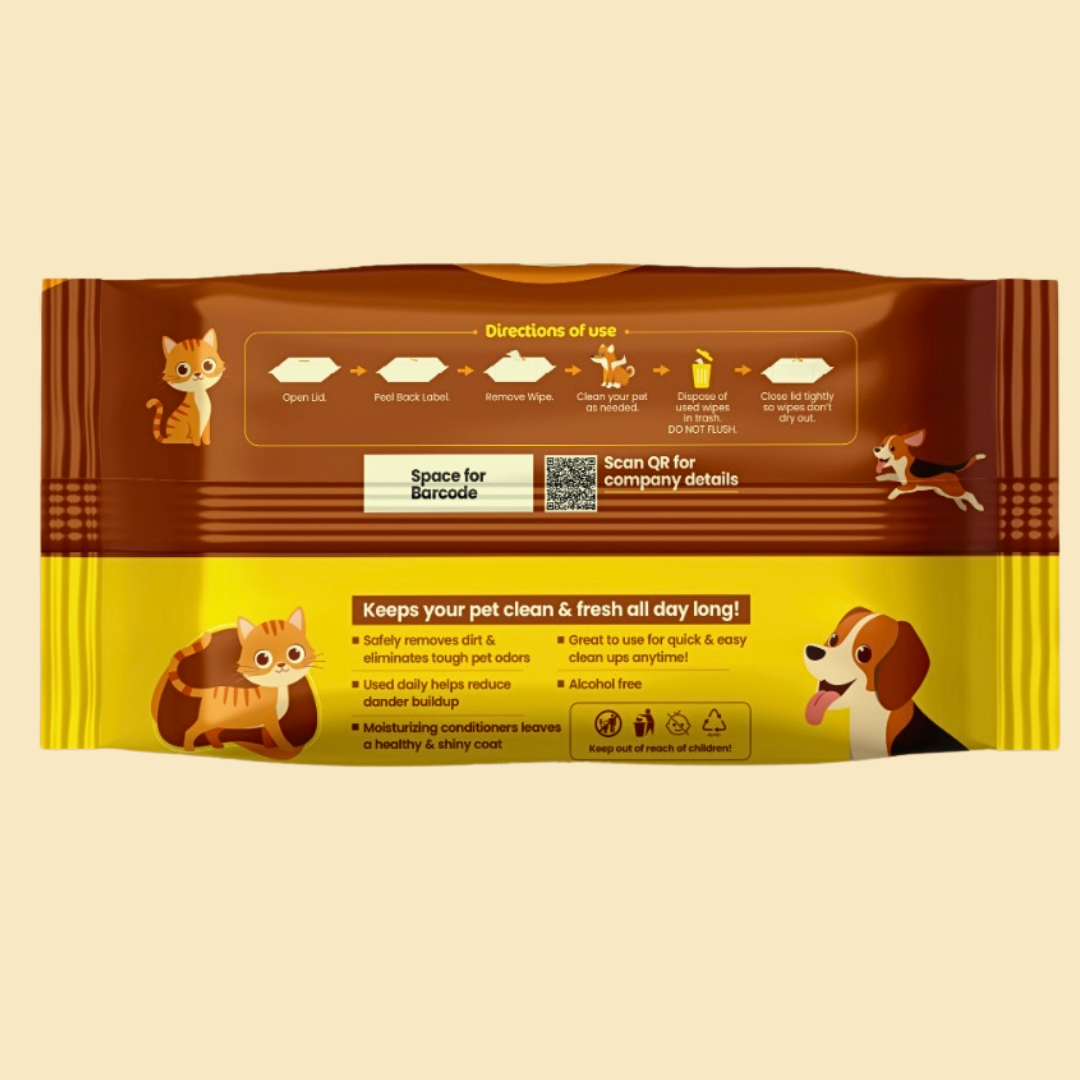 Zoivane Wet Wipes for Dogs and Cats Both-Grooming Supplies Zoivane