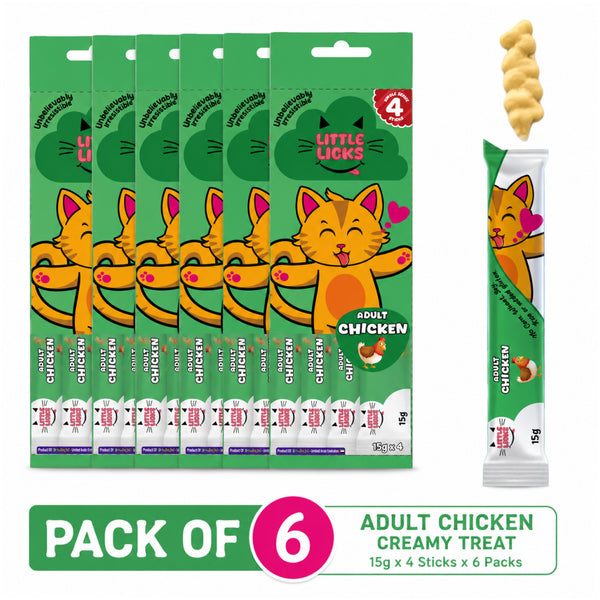 Smudges Little Licks Chicken Creamy Bisque Adult Cat Treats