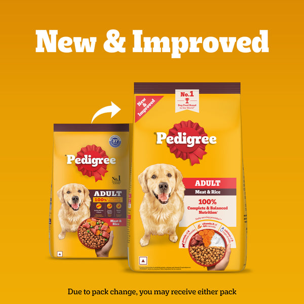 Pedigree Meat & Rice Adult Dog Dry Food