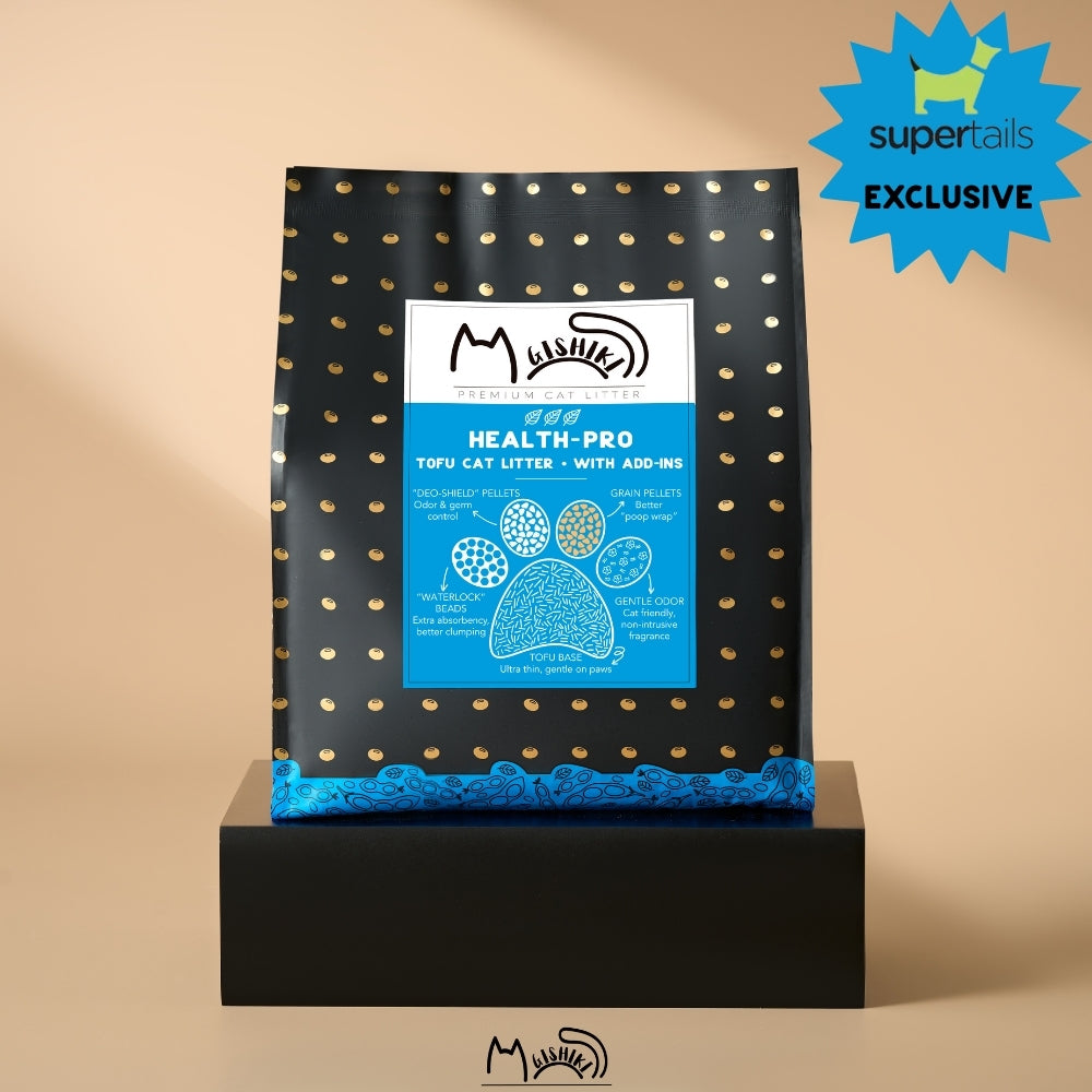 Gishiki Health Pro Premium Tofu Unscented Cat Litter with Add Ins Cats-Litter Gishiki