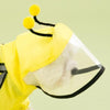 Toki Beezy All Weather Bumblebee with Hood Raincoat for Dogs (Yellow) Dogs-Clothing & Accessories TOKI Dropship