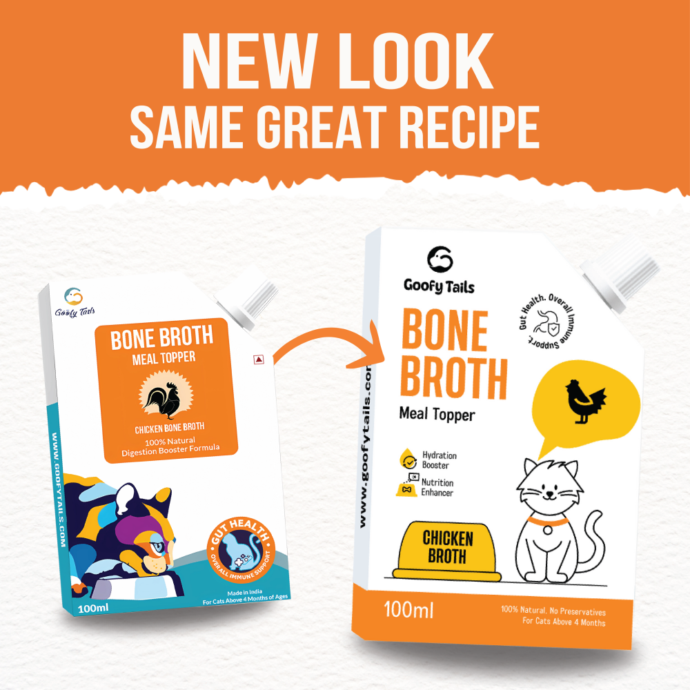 Goofy Tails Chicken Bone Broth for Cats