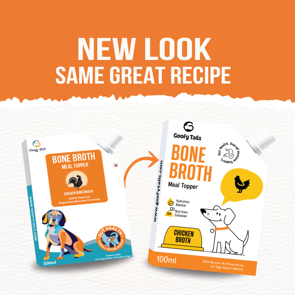 Goofy Tails Chicken Bone Broth for Dogs Dog Treats + Others Goofy Tails