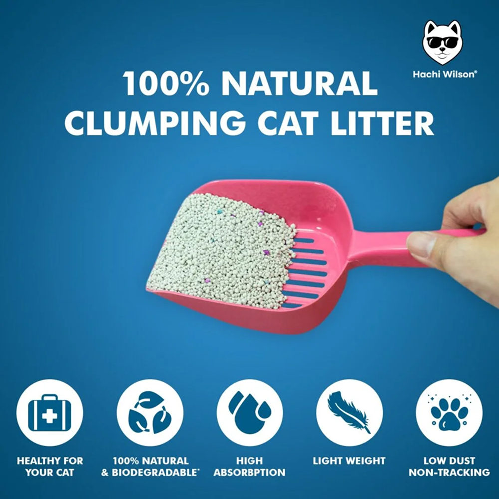 Hachi Wilson Scented Natural Bentonite White Sand Cat Litter Cats-Litter Hachi Wilson