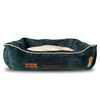 Petter World Ultra Luxury Micro Lounger Bed With Removable Sherpa for Dogs (Green) Dogs-Bedding, Mats & Travel Supplies Petter World Dropship S