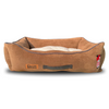 Petter World Ultra Luxury Micro Lounger Bed With Removable Sherpa for Dogs (Mocha Brown) Dogs-Bedding, Mats & Travel Supplies Petter World Dropship XL