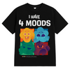 Moody Cotton T Shirt for Men and Women Pet Parent-Clothing & Accessories Skatrs