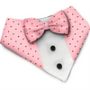 PawsIndia Valentines Edition Checks with Hearts Printed Tuxedo for Dogs and Cats Both-Clothing & Accessories Pawsindia Dropship M