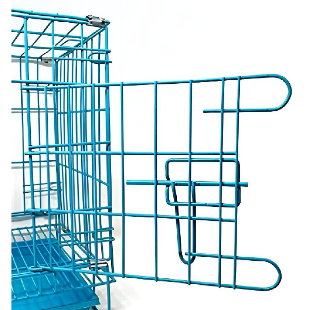 Chullbull Dual Door Heavy Duty Iron Powder Coated with Removable Tray Carrier for Dogs and Cats Both-Bedding, Mats & Travel Supplies Chullbull Dropship