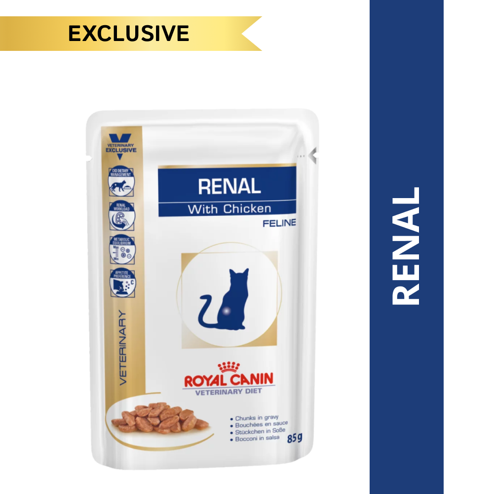 Royal Canin Veterinary Diet Renal Chicken Adult Cat Wet Food Cats-Wet Food Royal Canin V-Diet