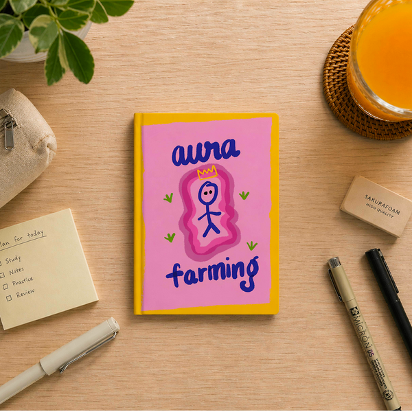 Doodlebawa Aura Farming Pocket Notebook A6 Notebook
