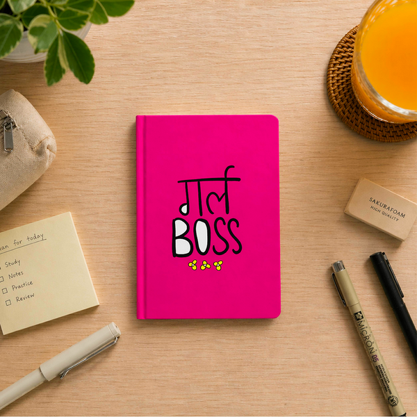 Doodlebawa Girl Boss Pocket Notebook A6 Notebook