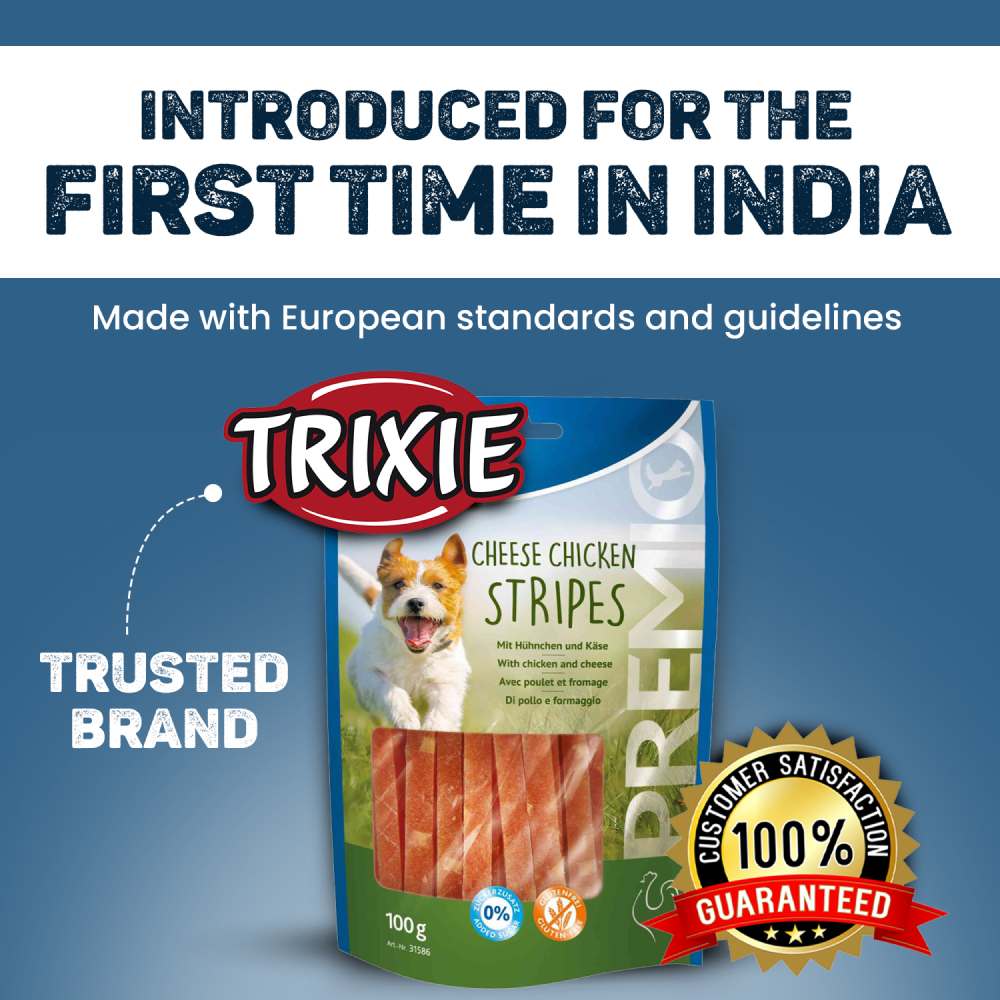 Trixie Premio Cheese Chicken Strip Dog Treats
