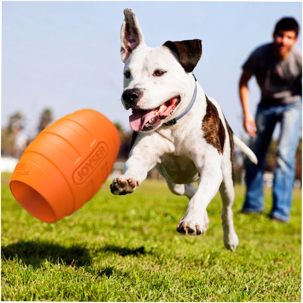 Joyser Active Holebarrel Toy for Dogs (Orange)