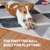 Trixie Natural Rubber Knotted Ball Chew Toy for Dogs Dogs-Toys Trixie