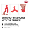 Trixie Triplex Bungee Boomerang Chew Toy for Dogs (Red) Dogs-Toys Trixie