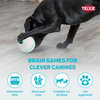 Trixie Plastic Snack Ball Toy for Dogs (Grey) Dogs-Toys Trixie