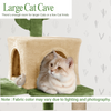 Furrlovers Cactus Multi Level Cat Tree with Condo Hammock Perch & Scratching Posts (Green) Cats-Toys Furrlovers Dropship