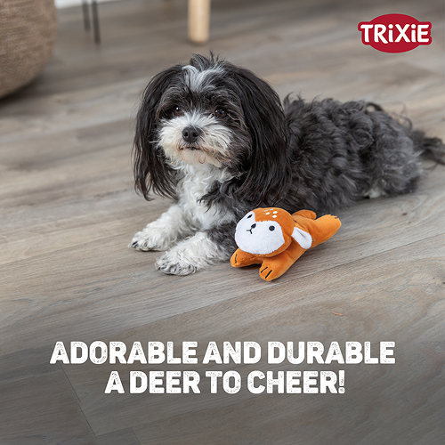 Trixie Deer Plush Toy for Dogs (Brown)